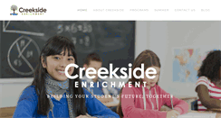 Desktop Screenshot of creekside-enrichment.com